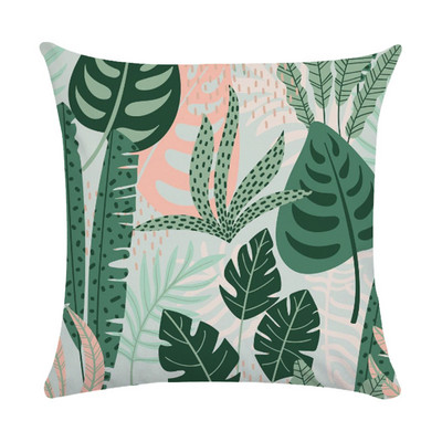 Tropska biljka Jastučnica Sažetak Lišće Zelena koža breskve Baršunasta jastučnica Kućni dekor