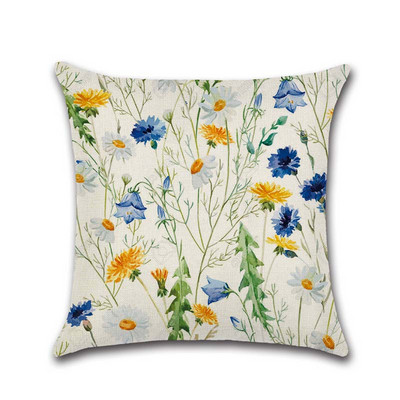 Tropske biljke Ukrasne jastučnice Flamingo Pamučna lanena jastučnica Cvijeće Jastučnica Kussensloop Almohada