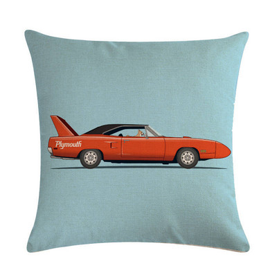 Vintage Car Series vászon párnahuzat Housse De Coussin párnahuzat Cojines Decorativos Para Sofá Home Decor