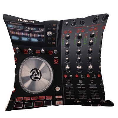 Μοναδικό κάλυμμα μαξιλαριού DJ MUSIC Σπίτι Υπνοδωμάτιο Ξενοδοχείου Κρεβάτι Κάθισμα Αυτοκινήτου Διακοσμητική Μαξιλαροθήκη Μαλακή και Άνετα Μαξιλάρια Ριχτάρι Cojines