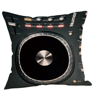 Μοναδικό κάλυμμα μαξιλαριού DJ MUSIC Σπίτι Υπνοδωμάτιο Ξενοδοχείου Κρεβάτι Κάθισμα Αυτοκινήτου Διακοσμητική Μαξιλαροθήκη Μαλακή και Άνετα Μαξιλάρια Ριχτάρι Cojines