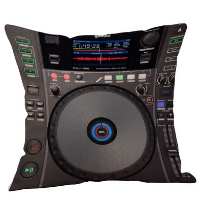 Μοναδικό κάλυμμα μαξιλαριού DJ MUSIC Σπίτι Υπνοδωμάτιο Ξενοδοχείου Κρεβάτι Κάθισμα Αυτοκινήτου Διακοσμητική Μαξιλαροθήκη Μαλακή και Άνετα Μαξιλάρια Ριχτάρι Cojines