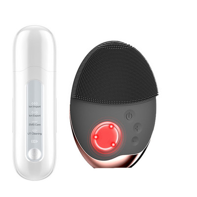 Skin scrubber Ultrahangos arc spatula arctisztító lifting akne mitesszer eltávolító szépségtisztító kefe Nano arc gőzölő