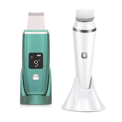 Skin scrubber Ultrahangos arc spatula arctisztító lifting akne mitesszer eltávolító szépségtisztító kefe Nano arc gőzölő