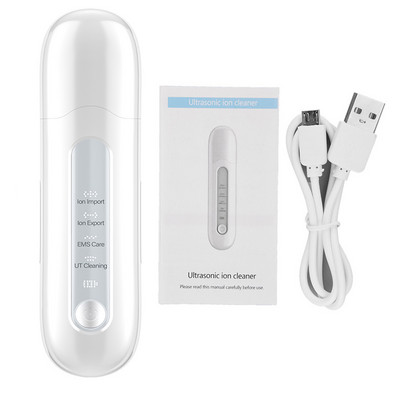 Skin scrubber Ultrahangos arc spatula arctisztító lifting akne mitesszer eltávolító szépségtisztító kefe Nano arc gőzölő