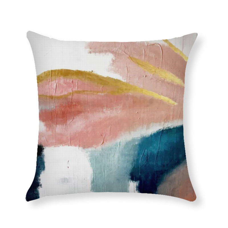 Home Decro jastučnice uljane slike lanene jastučnice za kućne kauče stolice ukrasne jastučnice