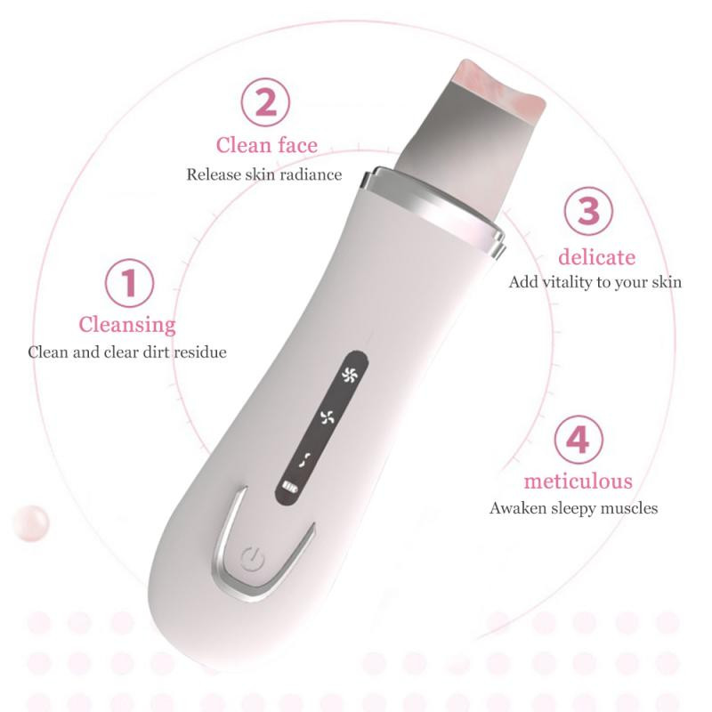 Youmay Skin Scrubber Arctisztító Bőrhámlasztó Ultrahangos Arctisztító Mitesszer eltávolító Pórustisztító Arcradír masszírozó