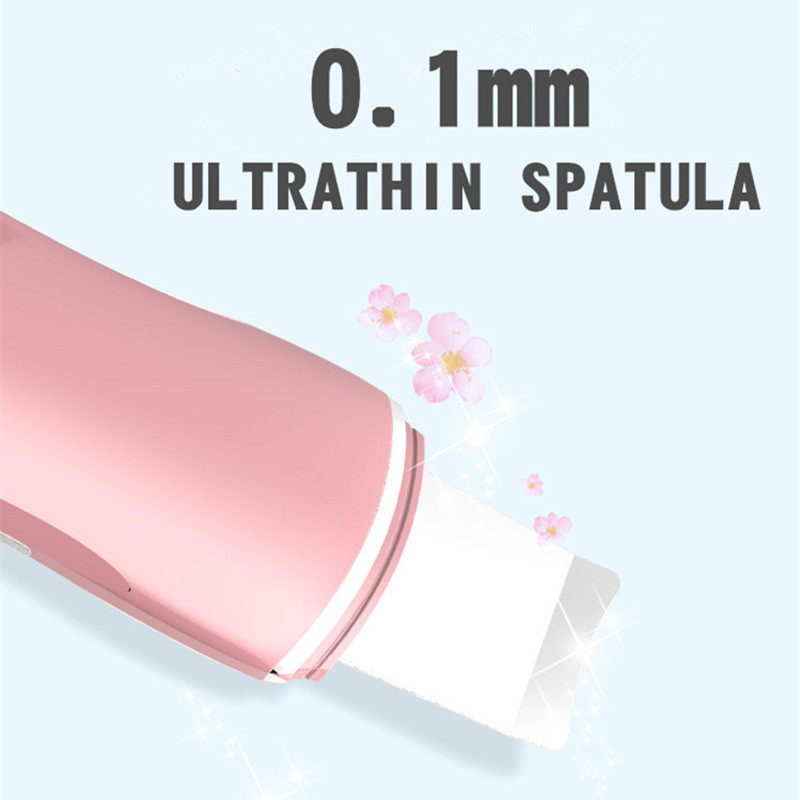 Bőrradír Arc spatula Peeling Kawitacyjny Limpieza Tisztító Ápoló Arc Arc Szennyezés Mitesszer eltávolítása Ráncok csökkentése Folt