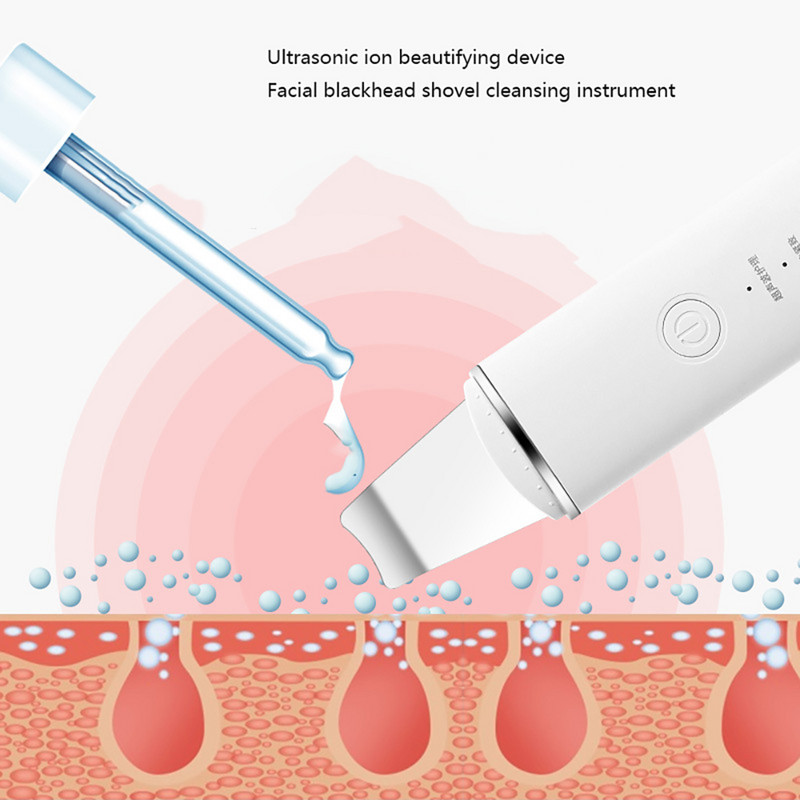 Beauty Ultrahangos bőrradír USB csatlakozós arctisztító mitesszer eltávolító arctisztító gép bőrápoló akne masszírozó eszközök