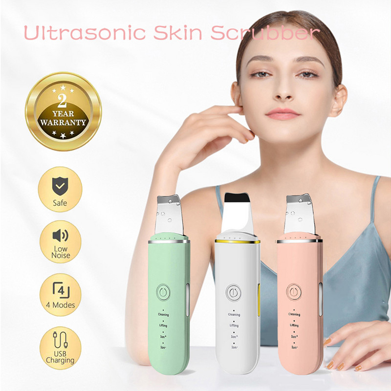 Youmay Ultrahangos bőrradír mély arctisztító gép peeling lapát arc pórustisztító arc lifting bőrápoló eszköz