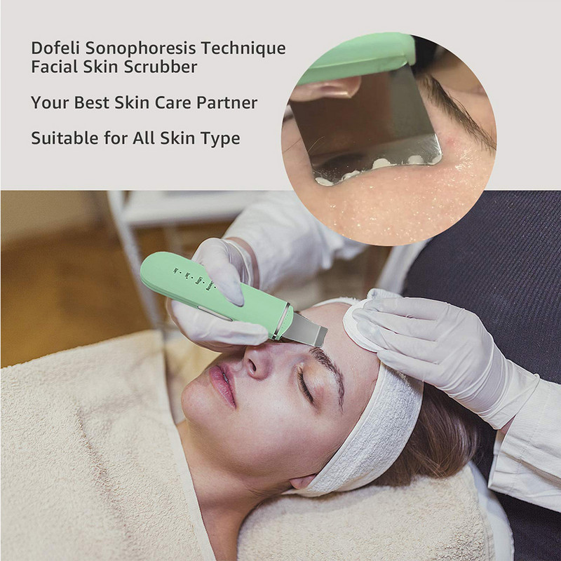 Youmay Ultrahangos bőrradír mély arctisztító gép peeling lapát arc pórustisztító arc lifting bőrápoló eszköz