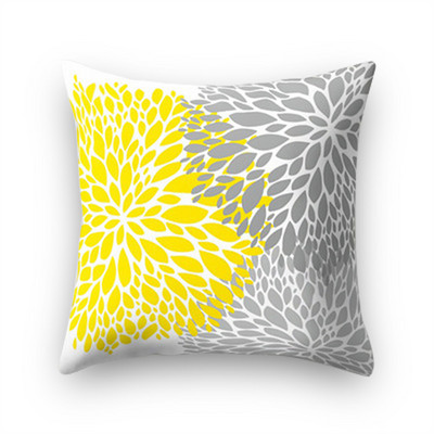 Husă de pernă galbenă de înaltă calitate de 45 cm, cu frunze de ananas, husă de pernă pentru canapea, husă de pernă de pluș pentru decorarea casei, husă de pernă