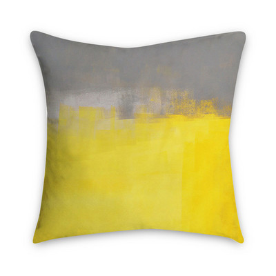 Husă de pernă galbenă de înaltă calitate de 45 cm, cu frunze de ananas, husă de pernă pentru canapea, husă de pernă de pluș pentru decorarea casei, husă de pernă