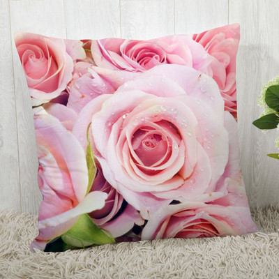 Virágok Piros rózsa párnahuzat Egyedi párnahuzat Modern otthoni dekorációs párnahuzat nappaliba 45X45cm,40X40cm A2020.4.29