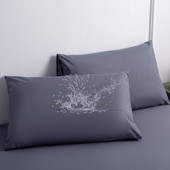 2 buc. lenjerie de pat impermeabile fețe de pernă fețe de pernă culori solide huse huse pentru pernă de dormit textil de casă 48*74cm