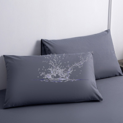 2 buc. lenjerie de pat impermeabile fețe de pernă fețe de pernă culori solide huse huse pentru pernă de dormit textil de casă 48*74cm