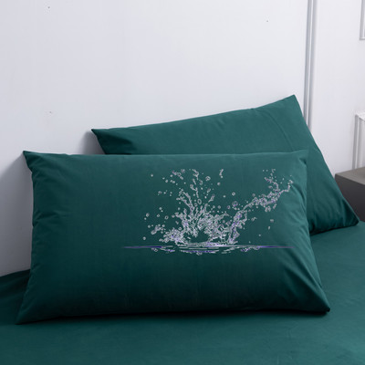2 buc. lenjerie de pat impermeabile fețe de pernă fețe de pernă culori solide huse huse pentru pernă de dormit textil de casă 48*74cm