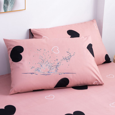 2 buc. lenjerie de pat impermeabile fețe de pernă fețe de pernă culori solide huse huse pentru pernă de dormit textil de casă 48*74cm