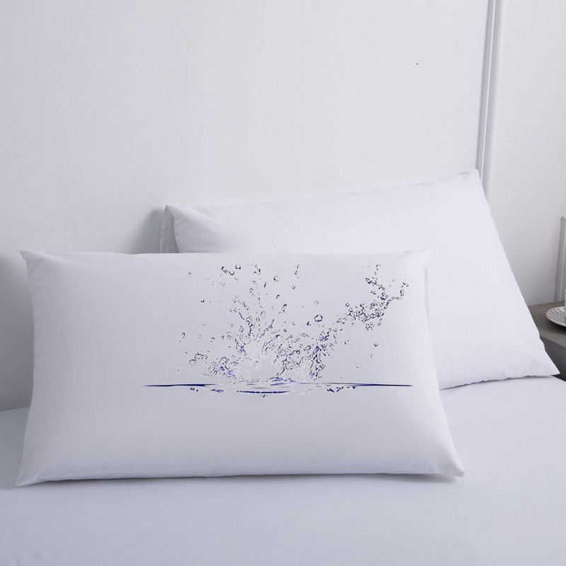 2 buc. lenjerie de pat impermeabile fețe de pernă fețe de pernă culori solide huse huse pentru pernă de dormit textil de casă 48*74cm