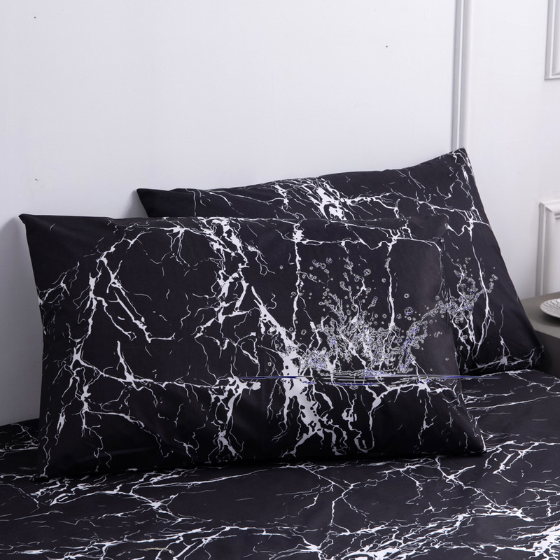 2 buc. lenjerie de pat impermeabile fețe de pernă fețe de pernă culori solide huse huse pentru pernă de dormit textil de casă 48*74cm