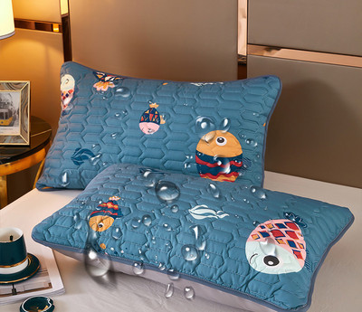 Față de pernă impermeabilă din bumbac Husă de pernă îngroșată și confortabilă pentru huse de pernă de pat Huse de pernă de calitate superioară