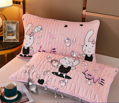 Față de pernă impermeabilă din bumbac Husă de pernă îngroșată și confortabilă pentru huse de pernă de pat Huse de pernă de calitate superioară