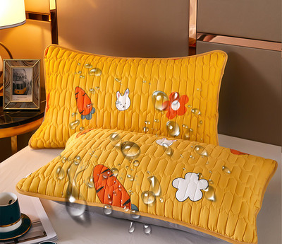 Față de pernă impermeabilă din bumbac Husă de pernă îngroșată și confortabilă pentru huse de pernă de pat Huse de pernă de calitate superioară