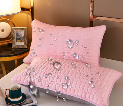 Față de pernă impermeabilă din bumbac Husă de pernă îngroșată și confortabilă pentru huse de pernă de pat Huse de pernă de calitate superioară