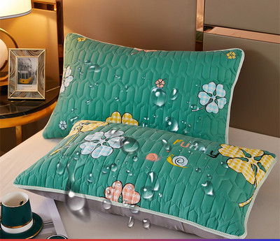 Față de pernă impermeabilă din bumbac Husă de pernă îngroșată și confortabilă pentru huse de pernă de pat Huse de pernă de calitate superioară