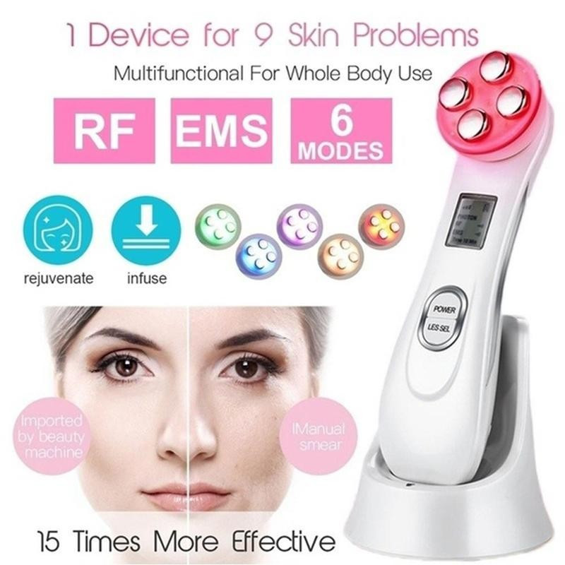 Mezoterapija elektroporacija RF radijo dažnio LED fotonų veido pakėlimas stangrinantis pašalinimas senėjimą stabdantis veido odos priežiūra