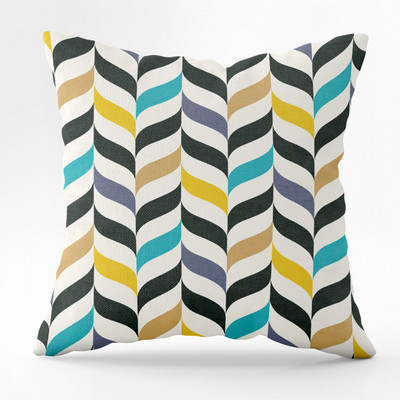 45X45CM Nordic Geometric Print párnahuzat őszibarack bőr ülőgarnitúra derékpárna háttámla párnahuzat