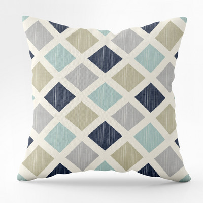 45X45CM Nordic Geometric Print párnahuzat őszibarack bőr ülőgarnitúra derékpárna háttámla párnahuzat