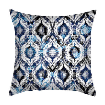 45X45CM geometrikus absztrakt barack bőr párnahuzat nappali hálószobához autós kanapé párna párna nagykereskedés