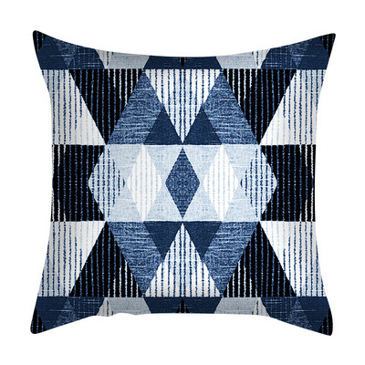45X45CM geometrikus absztrakt barack bőr párnahuzat nappali hálószobához autós kanapé párna párna nagykereskedés