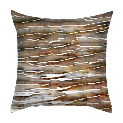 45X45CM geometrikus absztrakt barack bőr párnahuzat nappali hálószobához autós kanapé párna párna nagykereskedés