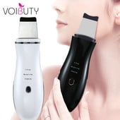 Ultrahangos bőr mitesszer eltávolító súroló peeling ion akne eltávolító mély arctisztító gép EMS arc lifting arcmasszírozó