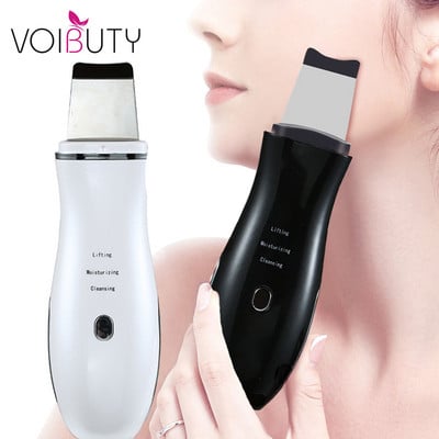 Ultrahangos bőr mitesszer eltávolító súroló peeling ion akne eltávolító mély arctisztító gép EMS arc lifting arcmasszírozó
