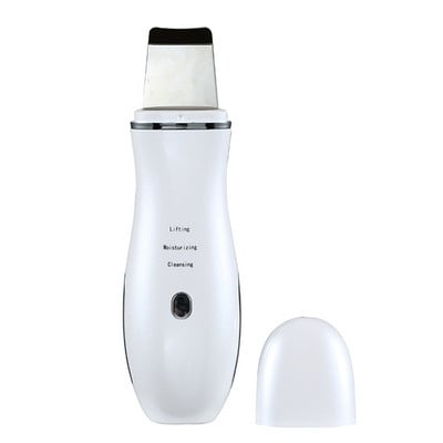 Ultrahangos bőr mitesszer eltávolító súroló peeling ion akne eltávolító mély arctisztító gép EMS arc lifting arcmasszírozó