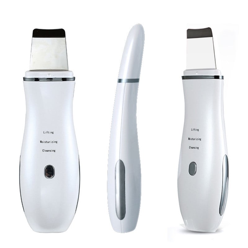 Ultrahangos bőr mitesszer eltávolító súroló peeling ion akne eltávolító mély arctisztító gép EMS arc lifting arcmasszírozó