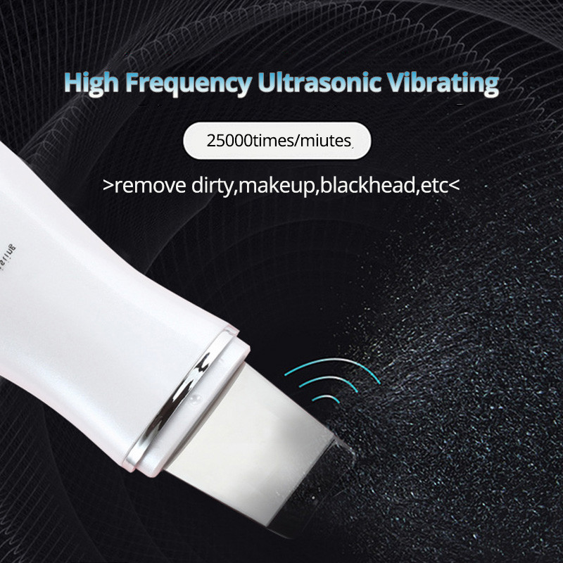 Ultrahangos bőr mitesszer eltávolító súroló peeling ion akne eltávolító mély arctisztító gép EMS arc lifting arcmasszírozó