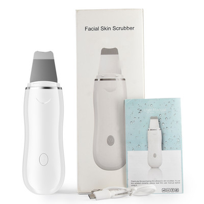 Ultrahangos bőrradír Mély Arctisztító Beauty Device Pórustisztító Arc spatula Peeling Lifting Feszesítő Masszírozó