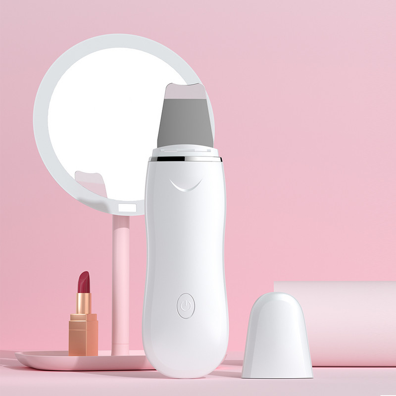 Ultrahangos bőrradír Mély Arctisztító Beauty Device Pórustisztító Arc spatula Peeling Lifting Feszesítő Masszírozó