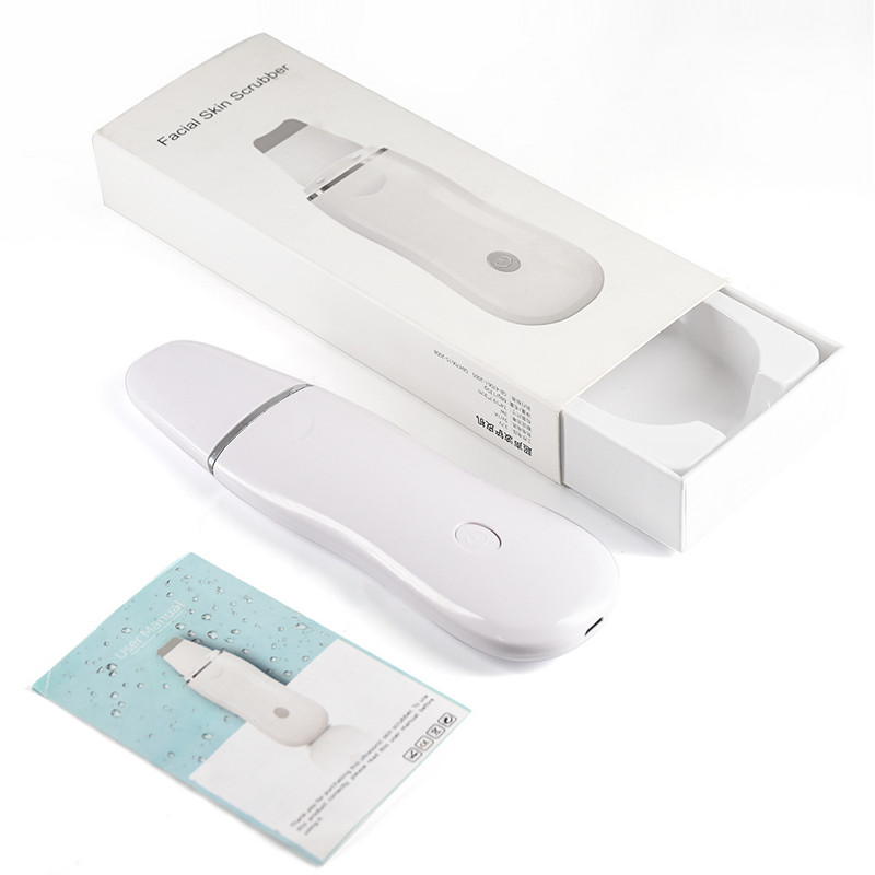 Ultrahangos bőrradír Mély Arctisztító Beauty Device Pórustisztító Arc spatula Peeling Lifting Feszesítő Masszírozó