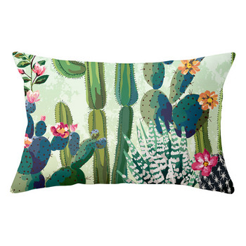 Καλύμματα μαξιλαριών Tropical Plants 30x50cm Cartoon Cactus μαξιλαροθήκη Παιδικό δωμάτιο Διακοσμητικό ριχτάρι μαξιλαροθήκη για καναπέ κρεβατοκάμαρα