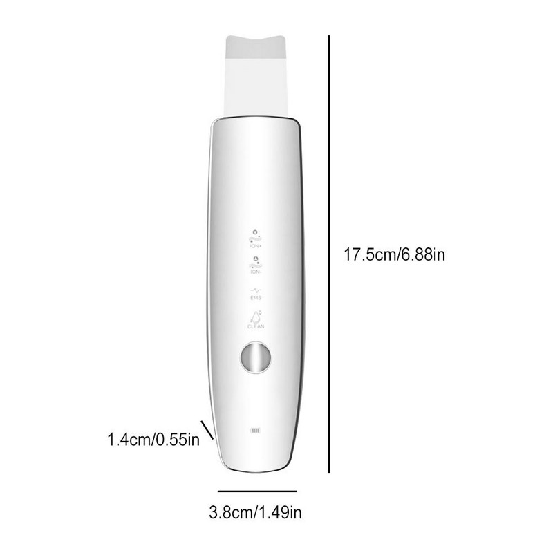 Ultrahangos mitesszer lapátos arcradír Beauty LED fotonterápiás arc peeling ion pórustisztító berendezés