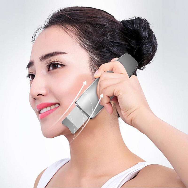 Ultrahangos mitesszer lapátos arcradír Beauty LED fotonterápiás arc peeling ion pórustisztító berendezés