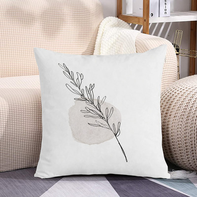 Sieviešu spilvenu pārvalks Dzīvojamās istabas krēsls Dīvāna dekors Minimālisma līnija Ziedu spilvendrāna Īsa plīša spilvendrāna Bohemian