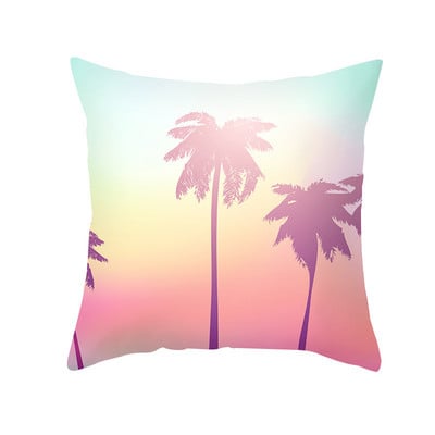 45X45CM 2022 Nordic Summer Ocean Beach Párnahuzat Irodai Kanapé Párnahuzat Otthoni Párnahuzat Párna