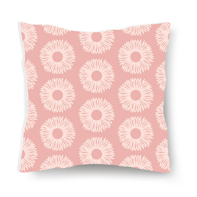 Față de pernă nordică cu imprimeu de flori Husă de pernă din poliester Decor pentru casă 45x45CM Față de pernă decorativă pentru canapea Față de pernă scandinavă