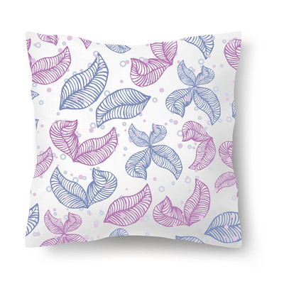 Față de pernă nordică cu imprimeu de flori Husă de pernă din poliester Decor pentru casă 45x45CM Față de pernă decorativă pentru canapea Față de pernă scandinavă